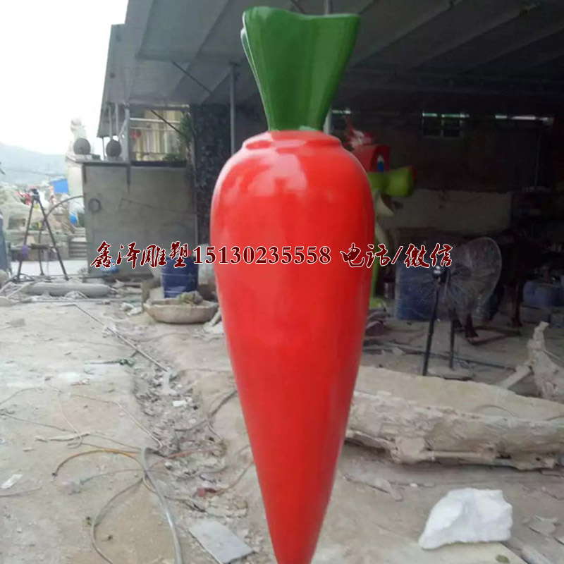 仿真红辣椒尖椒雕塑玻璃钢树脂彩绘蔬菜水果雕塑蔬菜基地装饰定做
